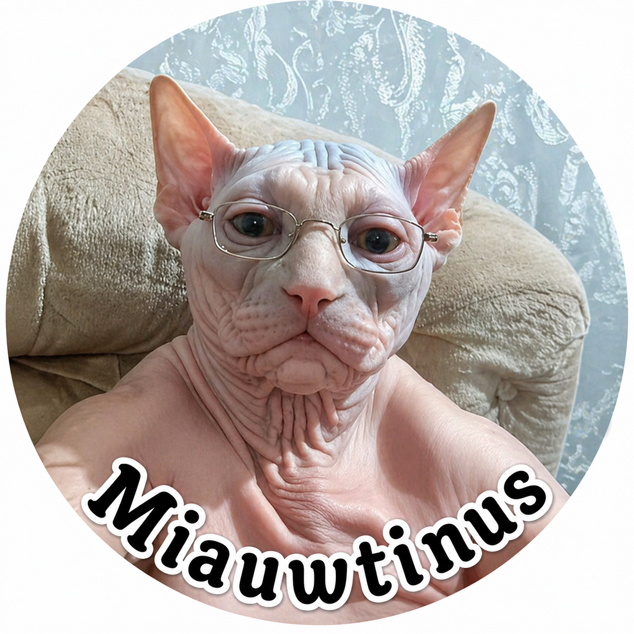 Miauwtinus stickers (15 stuks)